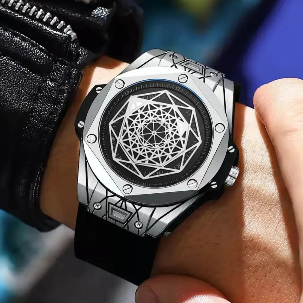 Unique Design Rotating Star Watch
